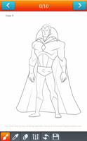 how to draw Avengers स्क्रीनशॉट 1