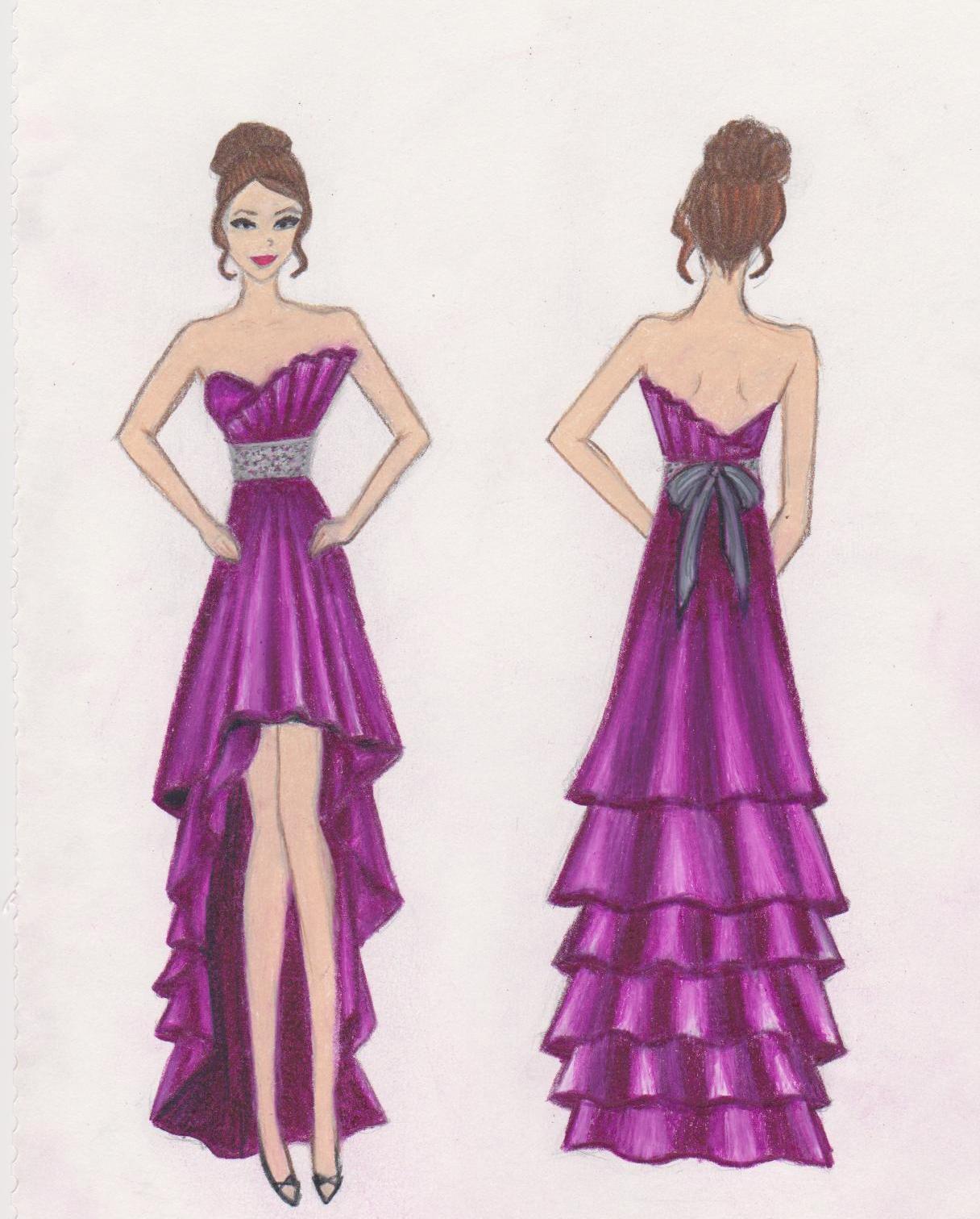 Imagenes De Disenos De Vestidos Para Dibujar
