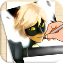 How To Draw Cat Noir Ladybug APK