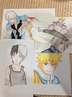 Wie zeichne Naruto Schritt für Schritt Plakat