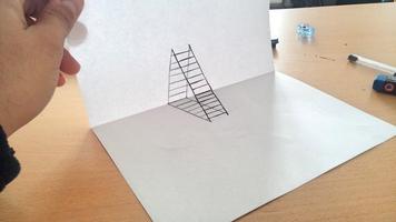 Draw 3D Step By Step Affiche