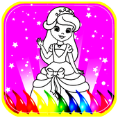 draw princess step by step icon