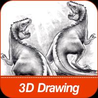3D Drawing Affiche