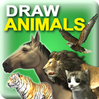 Draw Animals 3D icono