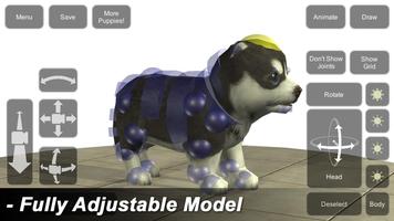 Draw Puppies 3D Free скриншот 1