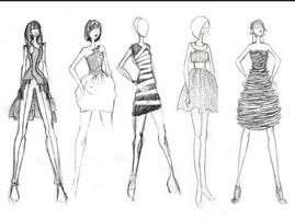 Drawing Fashion Clothes capture d'écran 1