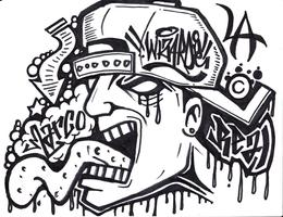 Drawing Graffiti Characters screenshot 1