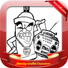 Drawing Graffiti Characters-icoon
