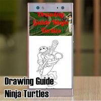 Guia de desenho tartarugas Ninja Cartaz