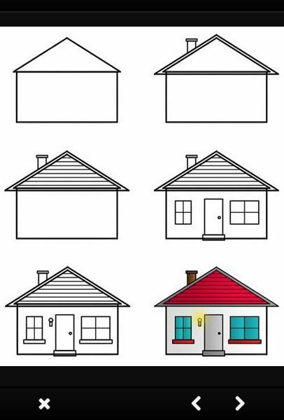 Descarga de APK de cómo dibujar una casa paso a paso para Android Descarga de APK de cómo dibujar una casa paso a paso para Android