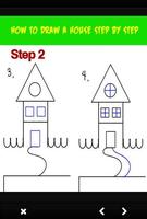 how to draw a house step by step capture d'écran 2
