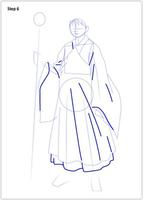 Drawing Inuyasha step by step اسکرین شاٹ 2