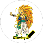 How To Draw Super Saiyan God Easy II icône