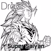 Как рисовать Super Saiyan Easy