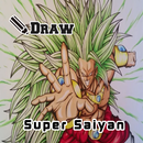 how to draw super saiyan step by step APK
