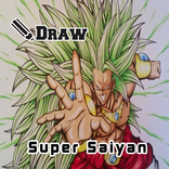 jak narysować super saiyan krok po kroku
