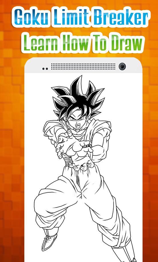 How to Draw ULTRA INSTINCT GOKU (Dragon Ball) Drawing Tutorial - Draw it,  Too!