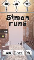 Simon runs Affiche
