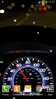 Speedometer Live Wallpaper HD اسکرین شاٹ 1