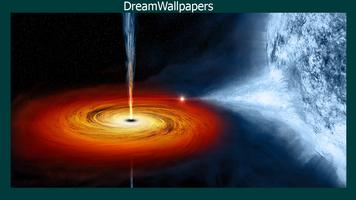 Black Hole Wallpaper Affiche