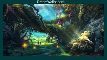 Enchanted Forest Wallpaper Affiche