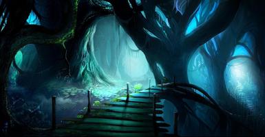 Fantasy Forest Live Wallpaper captura de pantalla 3