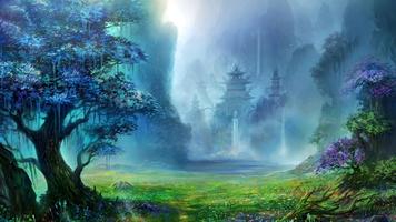 Fantasy Forest Live Wallpaper اسکرین شاٹ 1