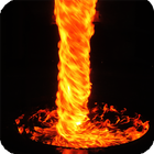 Fire Tornado Wallpaper иконка