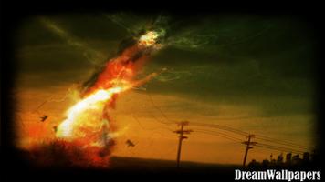 Fire Tornado Wallpaper скриншот 2