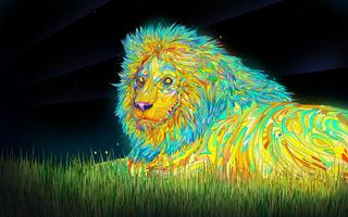 3 Schermata Lion Vector Live Wallpaper