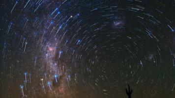 Star Trail Live Wallpaper पोस्टर