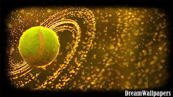 Tennis Wallpaper Affiche