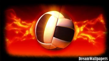 Volleyball Wallpaper Affiche