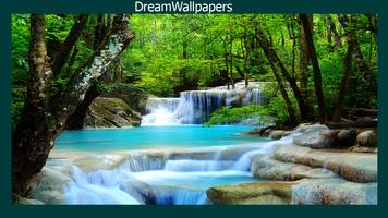 Waterfall Wallpaper Plakat