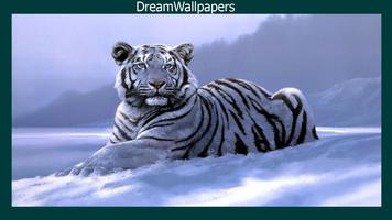 White Tiger Wallpaper ภาพหน้าจอ 1