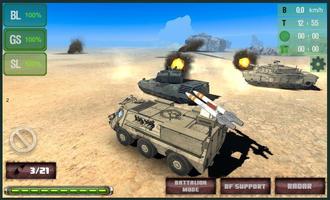 Armor Battalion: Tank Wars capture d'écran 2