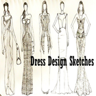 Trajes de diseño de vestidos icono