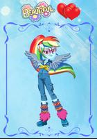 Dress Up Rainbow Dash Poster