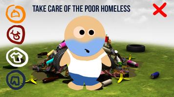 Dress Up Homeless 3D پوسٹر