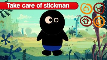 Dress Up Stickman Superstar Cartaz