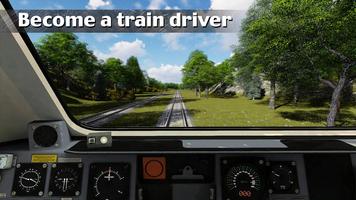 Driver inside Train Simulator Affiche