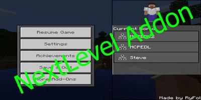 NextLevel Add-on for MCPE Affiche