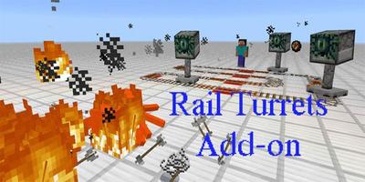 Rail Turrets Add-on for MCPE capture d'écran 2