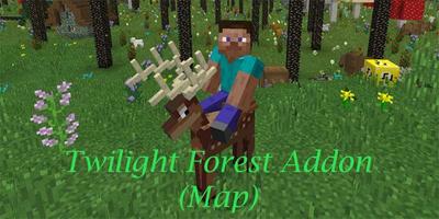 Twilight Forest Addon (Map) for MCPE Affiche