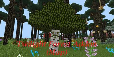 Twilight Forest Addon (Map) for MCPE capture d'écran 1