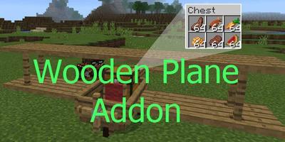 Wooden Plane Addon for MCPE Affiche