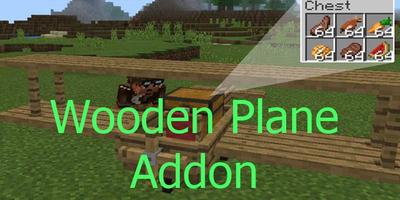 Wooden Plane Addon for MCPE capture d'écran 1