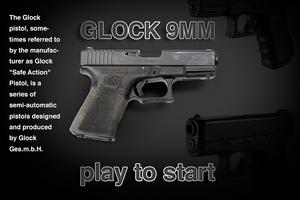 Pistola Glock 9mm Affiche
