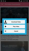 Downloader Video Fb For free screenshot 1