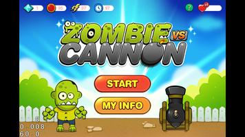 Zombie VS Cannon (좀비 대 캐논) الملصق